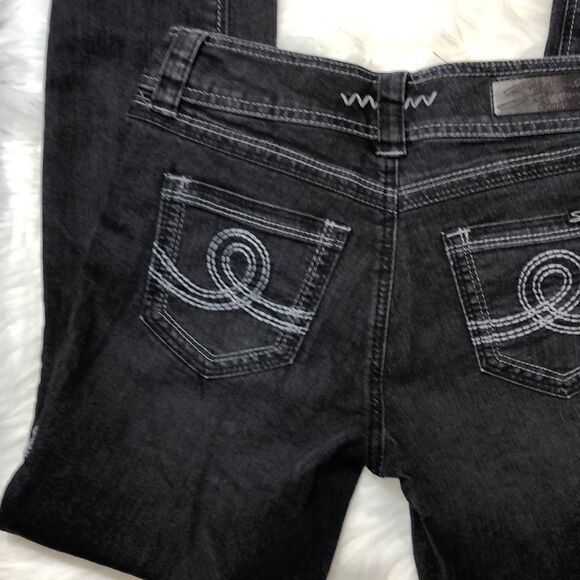 Seven7 Ankle Jeans Dark Gray or Faded Black 4 - Picture 10 of 16